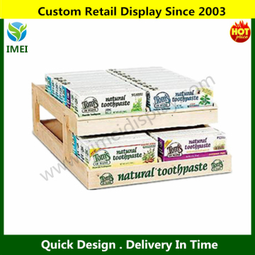 retail store soap display stands customized merchandise display stands high quality wood display stand YM07247