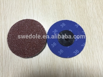 Quick change abrasive disc