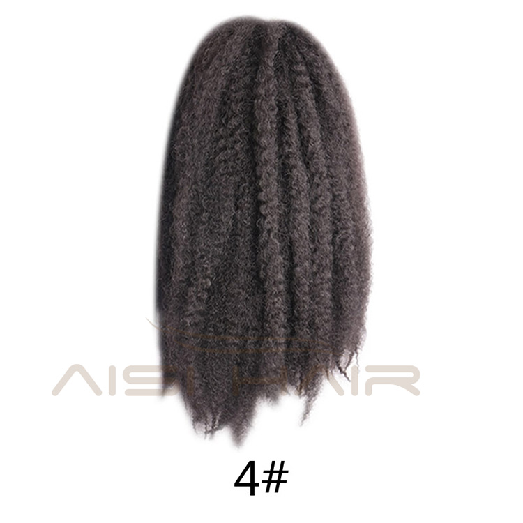 Aisi Hair Synthetic Marley Crochet Braids Hair Soft Afro Kinky Crochet Braids Hair Extensions for Black Women