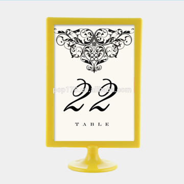 Plastic Table Number Holder For Hotel