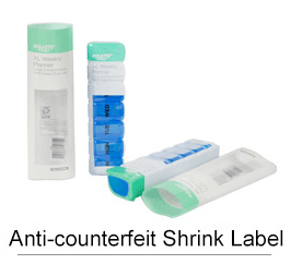 Anti-counterfeit shrink label