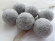 grey color wool laundry ball