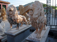 popular 2018 hot sell chinese stone carving big stone lion statue