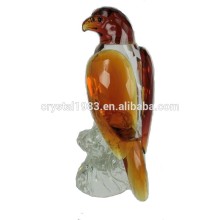 Wholesale K9 glass bird home decoration gift handmade crystal eagle