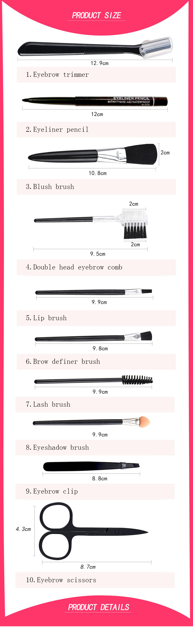 eyebrow beauty set