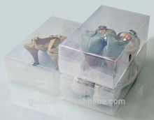 Clear Plastic Mens Shoe Storage Boxes Containers Trainers