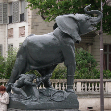 Hot Cast Menthod bronze elephant statues for home decor