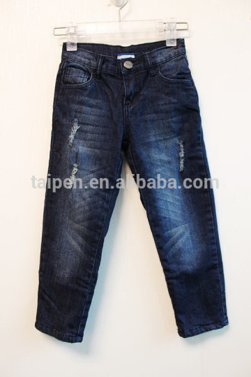 2014 Latest Design Denim Fabric Children Jeans Pants