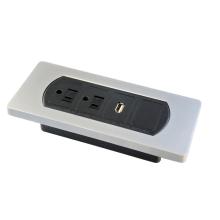 US Dual Power Outlets With Single USB Ports