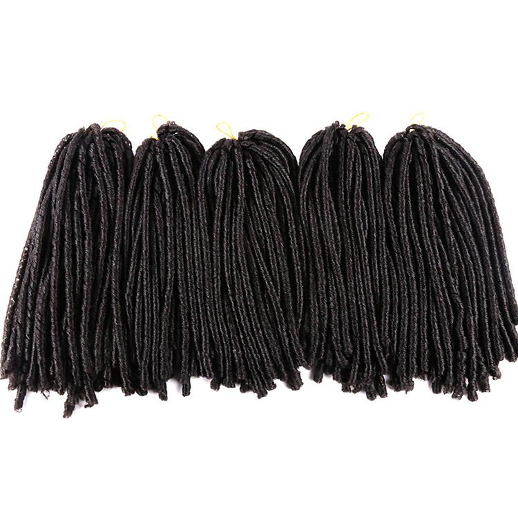 Synthetic Kanekalon Crochet Hair Weave Braid Soft Dread Lock Extensions