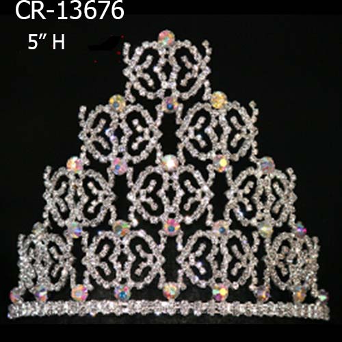 Rhinestone Custom Wholesale Holiday Crowns