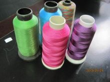 Colorful Embroidery Thread , Dyeing Embroidery Sewing Thread