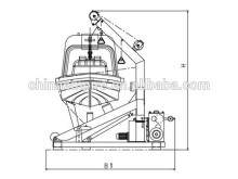 Factory Made Marine Launching Appliance Rescue Boat Davit