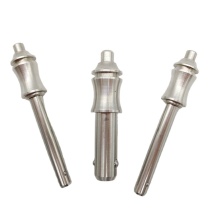 304 Stainless Steel Button Handle Ball Lock Pins in Various Sizes: Quick Release Pins