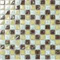 Ice cracked effect glass mosaic