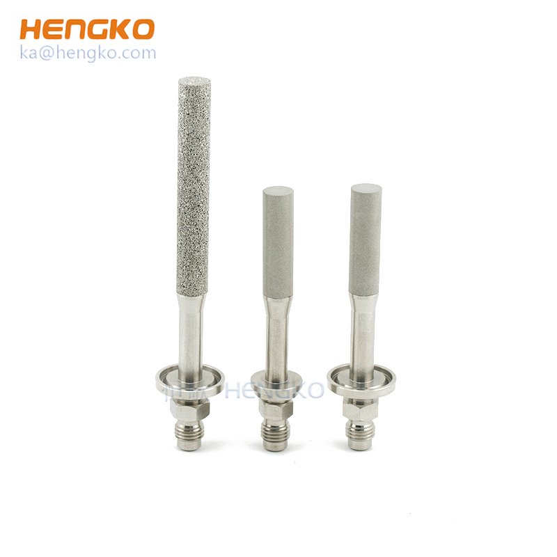 HENGKO sintered 0.5 2 micron 316 metal stainless steel micro air sparger fine bubble diffuser