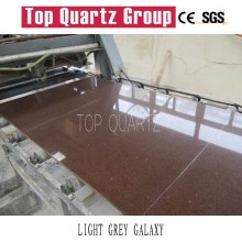 Brown star quartz stone slab