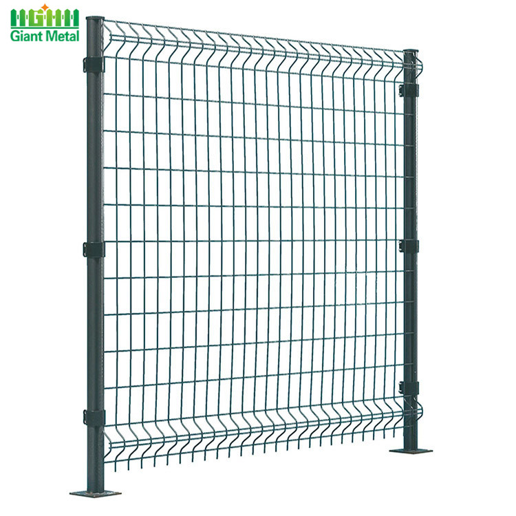 Metal Decorative Single 3D Curved Wire Mesh Fence