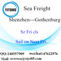 การรวม LCL ของ Shenzhen Port เข้ากับ Gothenburg