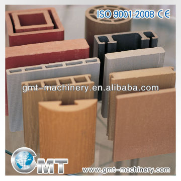 Wood plastic profile machine