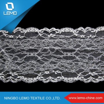 Wholesale Soft Swiss Organza Flower Lace Trimming Jacquard Fabric Lace