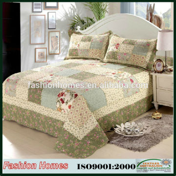 Countryside Style Patchwork Quilted Bedspreads