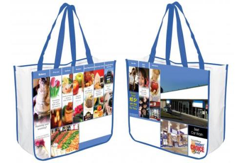 Laminated non woven grocery bags