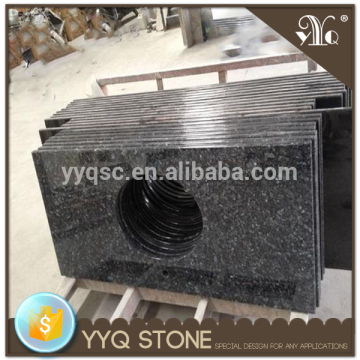 Blue pearl granite modern bathroom vanity Chinese bathroom vanity