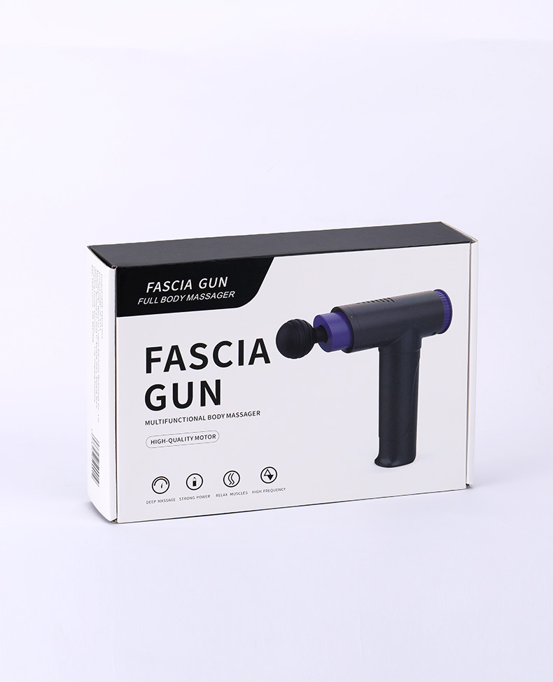 Cordless portable handheld percussion fascial massage gun percussive muscle high frequency massage gun muscle relax