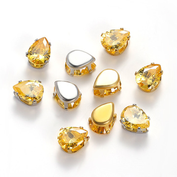 Lan Guang Factory Direct Crystal Clear and Dazzling Zircon for Jewelry and Clothing Decoration