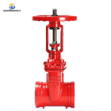 Firefighting Long Stem Grooved End Gate Valve