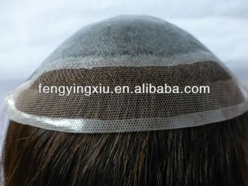 Injection thin PU men toupee