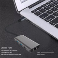 Docking Station USB2.0 USB3.0 RJ45 for Macbook