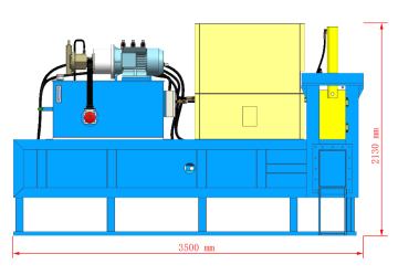 Hay and straw bagging baling machine