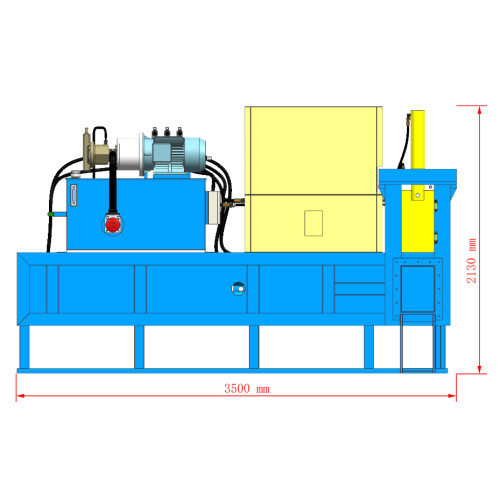 Hay and straw bagging baling machine