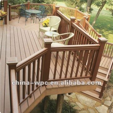 wpc garden fence baluster