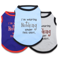 Huisdier kleding hond grappige t-shirts