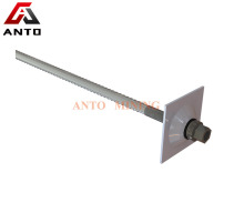 25mm underground mining Steel Rebar Threaded Bar Coal Rock Bolt With Shear Pin Nut