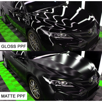 Gloss paint protection film to Satin Matte Conversion