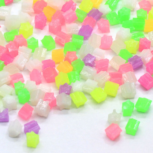 Hot Popular   Star Shape Tubes Miniature 3MM Luminous   Stones For Home Christmas Party Decoration