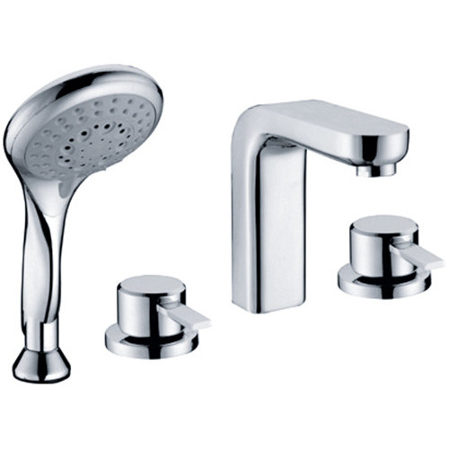 Bathtub Faucet Three Holes Hand Shower Tap