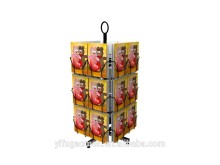 Post card display stands rotating wire display rack