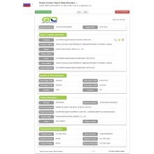 Datos de comercio de importación de acetato de isopropilo-Rusia