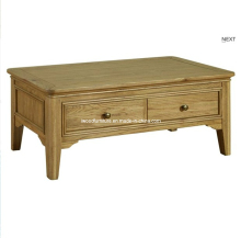 Oak Two Drawer Coffee Table