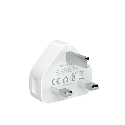 UK 3 pin USB Porta singola 5W USBCharger