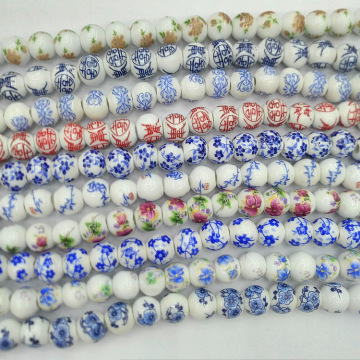 Wholesale Handmade Ceramic Round Beads 12mm DIY Jewelry Accessories