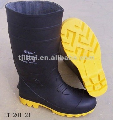 pvc wellington safety boots