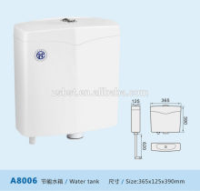 Dual-flush plastic toilet cistern flush tank (A8006)