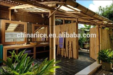 Spa resorts synthetic bamboo facade cladding panel curtain wall