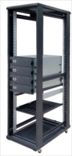 Date center use 19" inch Rack Battery Cabinet for Modular UPS Systems